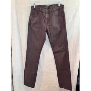 AG Men's Pants The Everett Slim Straight Chino Brown Size 32 New